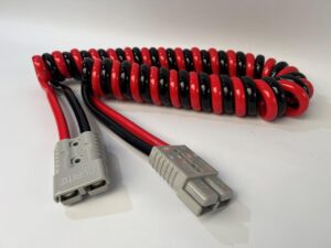 DURITE COILED POWER LEAD 3.5MTRS WITH 175AMP ANDERSON CONNECTORS