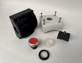 Image for %s POWERPACK PUSH BUTTON BOX - COMPLETE WITH BUTTON/CONTACT/ENCLOSURE/WATERPROOF COVER